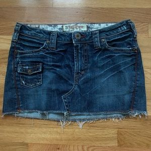 1921 vintage denim skirt